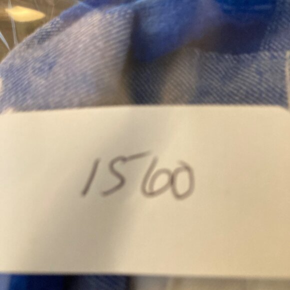 Womens So Perfect Shirt Buffalo Plaid Flannel Shirt Blue White Cotton L fits lik - Picture 8 of 8